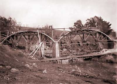 Wheelers Bridge formwork